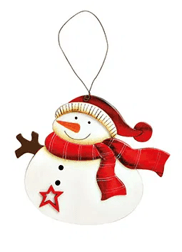 Boneco de neve p/pendurar - Cristina Decors