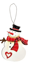 Boneco de neve p/pendurar - Cristina Decors